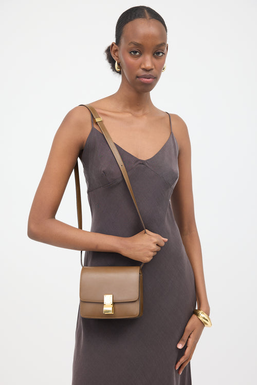 Celine Leather Small Classic Box Bag