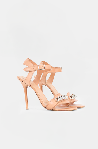 Celine Leather Chain Sandal