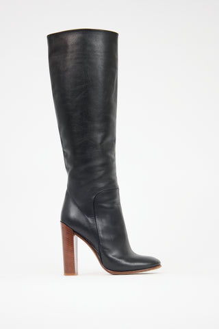 Celine Leather Claude Boot