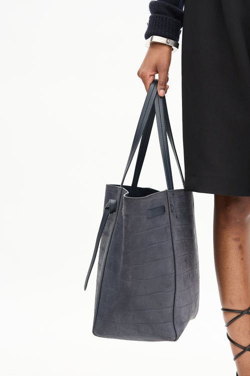 Celine Leather Embossed Cabas Bag