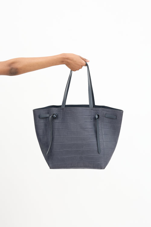 Celine Leather Embossed Cabas Bag