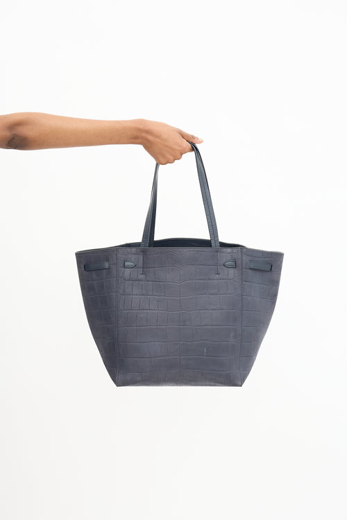 Celine Leather Embossed Cabas Bag