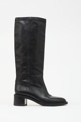 Celine Leather Folco Boot