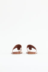 Celine Leather Knotted T-Strap Sandal