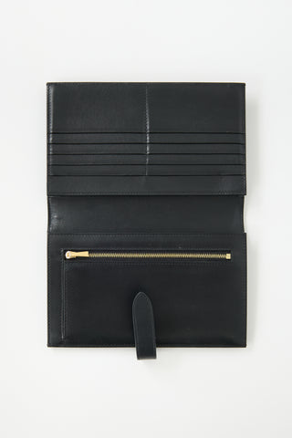Celine Leather Large Bifold Wallet