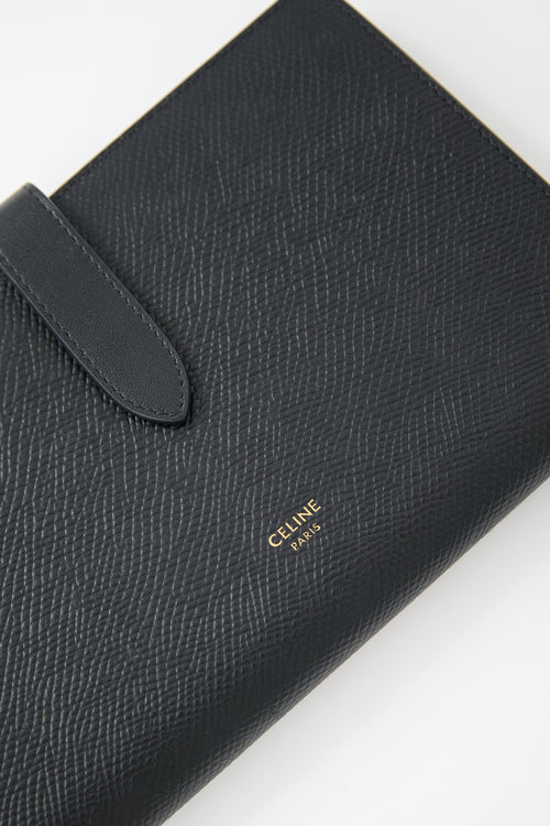 Celine Leather Large Bifold Wallet