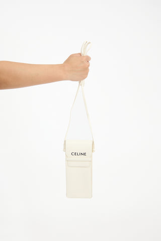 Celine Leather Logo Sunglasses Pouch