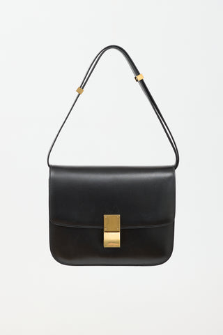 Celine Leather Medium Classic Box Bag