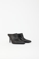Celine Leather Pointed Mule