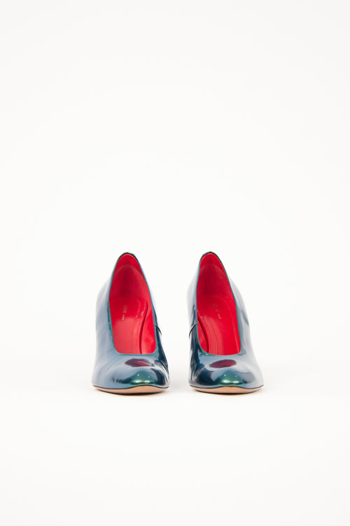 Celine Leather Iridescent Pump