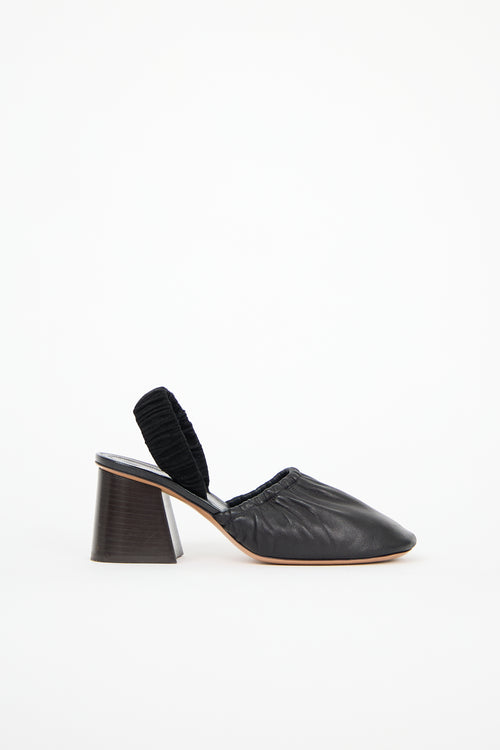 Celine Leather Slingback Pump