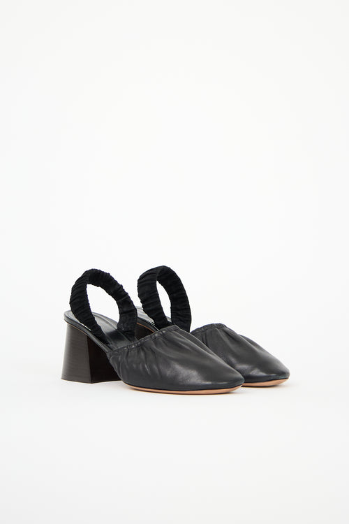 Celine Leather Slingback Pump