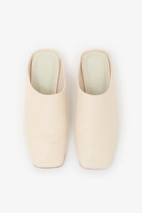 Celine Leather Square Toe Mule