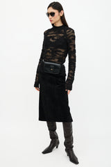 Celine Leather Tassel Belt Bag