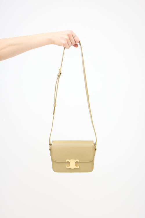 Celine Leather Teen Triomphe Bag