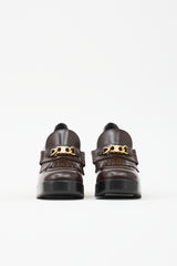 Celine Leather Tess Loafer Heel