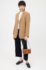 Celine Leather Triomphe Claude Bag