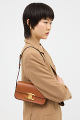 Celine Leather Triomphe Claude Bag