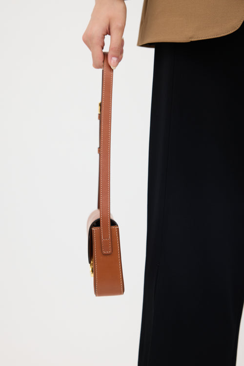 Celine Leather Triomphe Claude Bag