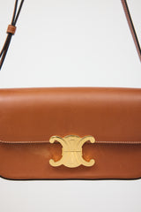Celine Leather Triomphe Claude Bag