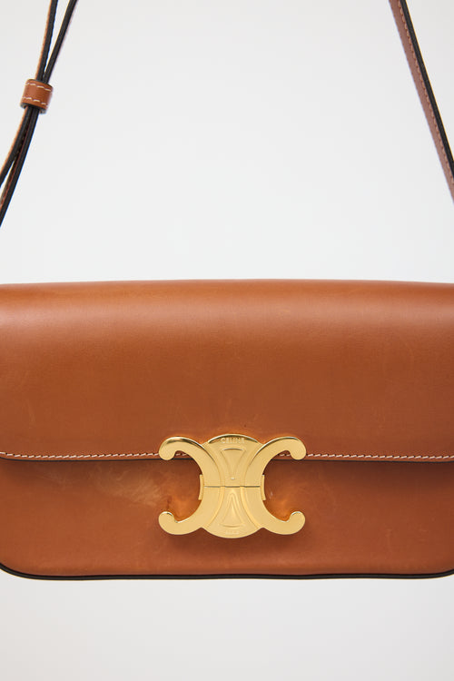 Celine Leather Triomphe Claude Bag