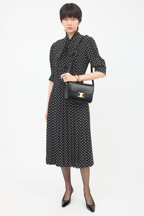 Celine 2020 Leather Classique Triomphe Bag