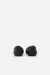 Celine Leather Woven Flat