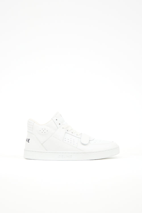 Celine Leather CT-02 Mid Sneaker
