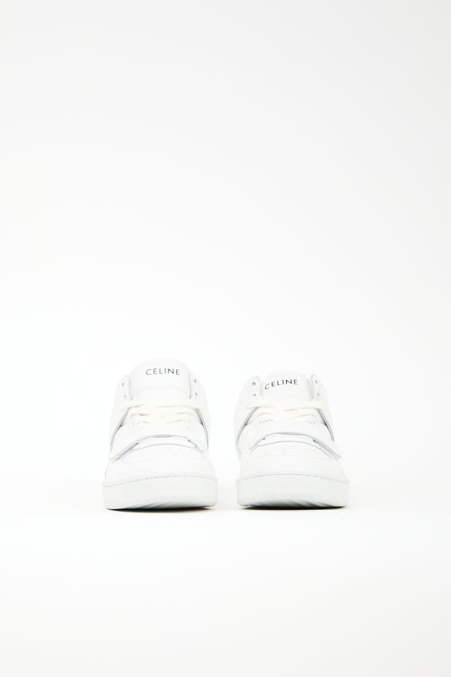 Celine Leather CT-02 Mid Sneaker