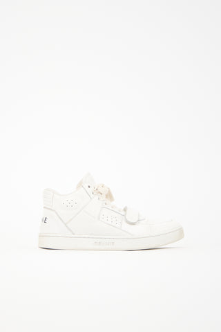 Celine Leather CT-02 Mid Sneaker