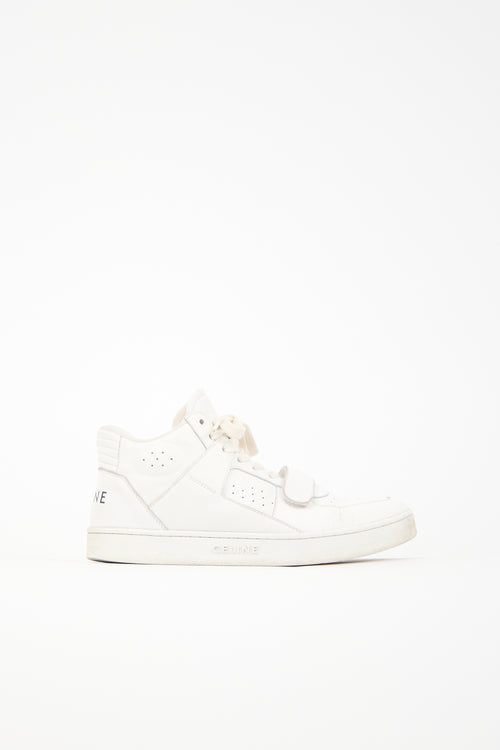 Celine Leather CT-02 Mid Sneaker