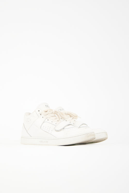 Celine Leather CT-02 Mid Sneaker