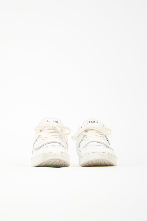 Celine Leather CT-02 Mid Sneaker