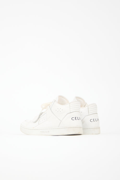 Celine Leather CT-02 Mid Sneaker