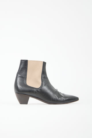 Dior Leather D-Racer Chelsea  Boot