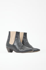 Dior Leather D-Racer Chelsea  Boot