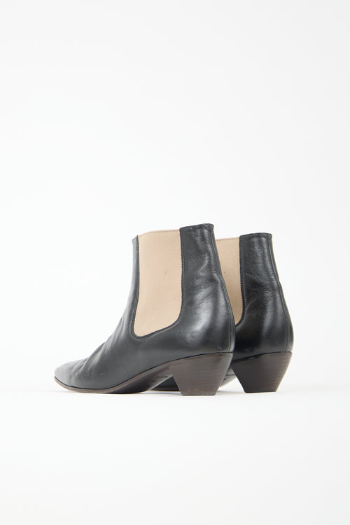 Dior Leather D-Racer Chelsea  Boot