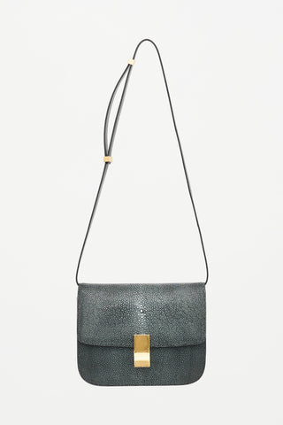 Celine Leather Classic Medium Box Bag