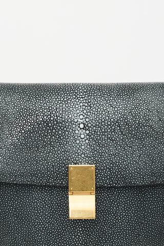 Celine Leather Classic Medium Box Bag