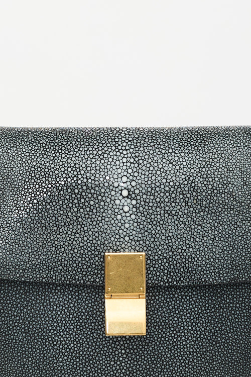 Celine Leather Classic Medium Box Bag