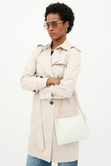 Celine Leather Zip Chain Bag