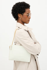 Celine Leather Zip Chain Bag
