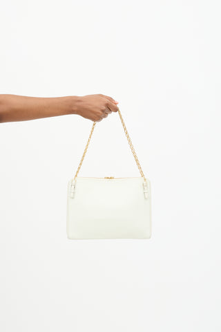 Celine Leather Zip Chain Bag
