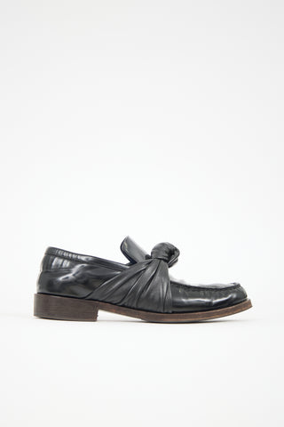 Celine Leather Knot Loafer
