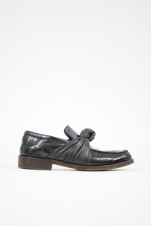 Celine Leather Knot Loafer