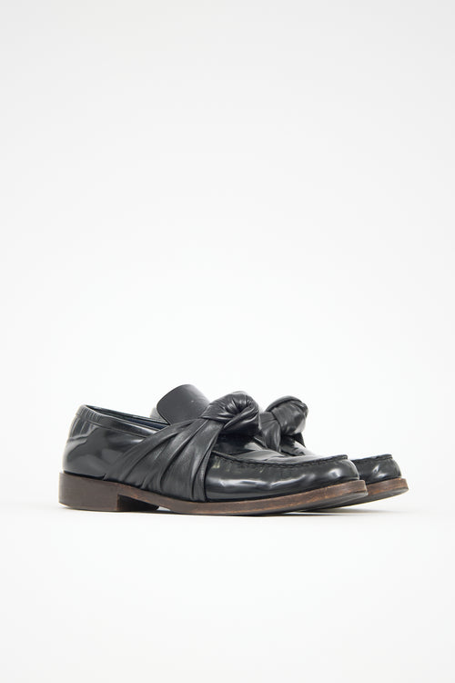 Celine Leather Knot Loafer