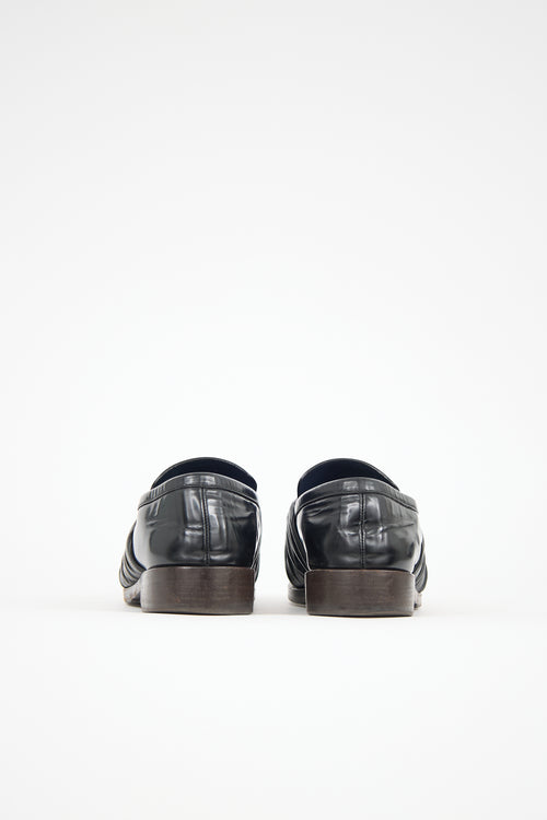 Celine Leather Knot Loafer