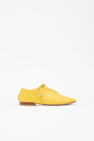 Celine Leather Lace Up Oxford