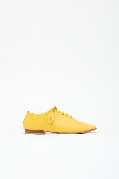 Celine Leather Lace Up Oxford