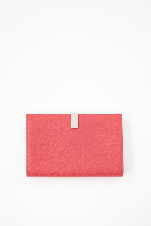 Celine Leather Large Strap Wallet
